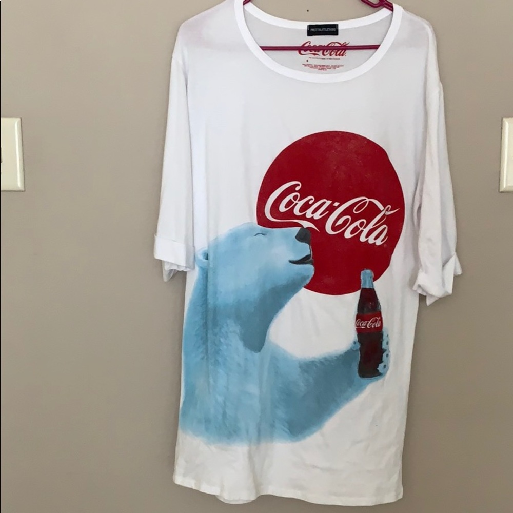 Coca Cola Polar bear T-shirt dress